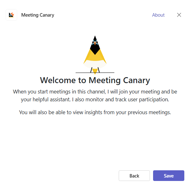 Welcome to Meeting Canary